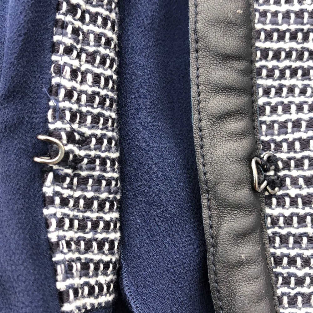Etcetera Blue Tweed Like Skirt and Jacket Set - Picture 10 of 10